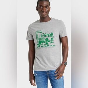 Men's Short Sleeve Graphic T-Shirt - Goodfellow & Co Gravel Gray Size Small.